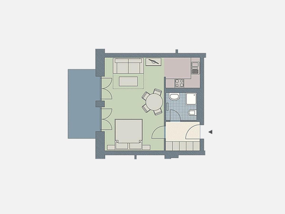 Kaiservillen Heringsdorf - 1-Raum-Ferienwohnung Mit Terrasse D103 Eksteriør billede